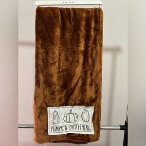 Rae Dunn Pumpkin Blanket